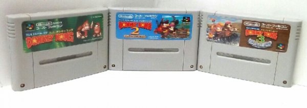 Photo1: SNES Donkey Kong Country trilogy import Japan (1)