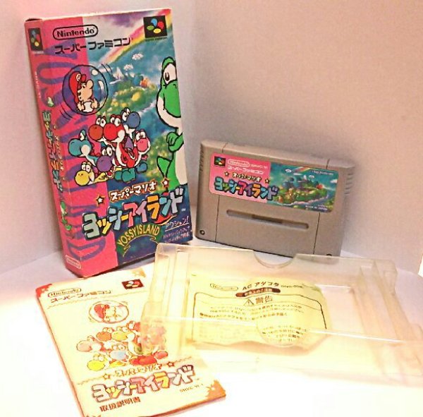 Photo1: SNES game YOSHI ISLAND import Japan (1)