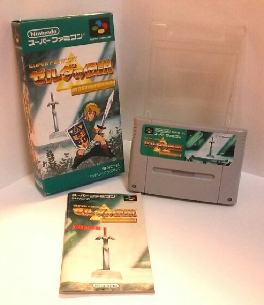 Photo1: SNES game LEGEND OF ZELDA Kamigami no Triforce Import Japan  (1)