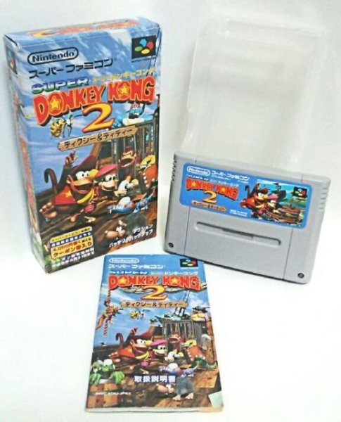 Photo1: SNES game Donkey Kong Country2 import Japan  (1)