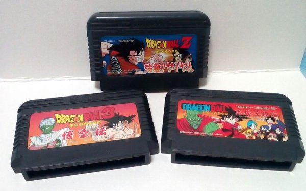 Photo1: NES DRAGON BALL2,3,Z1 set only cartridge import Japan  (1)