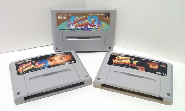 Photo1: SNES Street Fighter2,turbo,Super set only cartridge import Japan  (1)