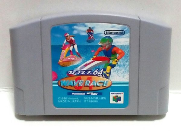 Photo1: NINTENDO64 game Wave Race64 import Japan only cartridge (1)