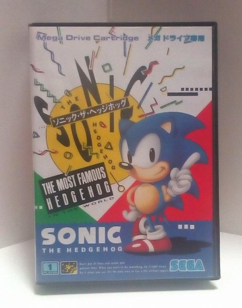 Photo1: SEGA GENESIS Sonic The Hedge Hog Import Japan (1)