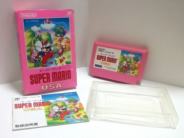 Photo1: NES game Super Mario USA import Japan  (1)