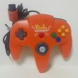 Photo1: N64 Controller Pikachu Orange without box (1)