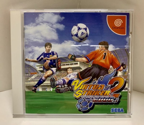 Photo1: Dreamcast Virtua Striker2 2000-1 import Japan  (1)