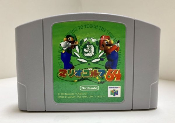 Photo1: N64 game Mario Golf64 only cartridge import Japan  (1)