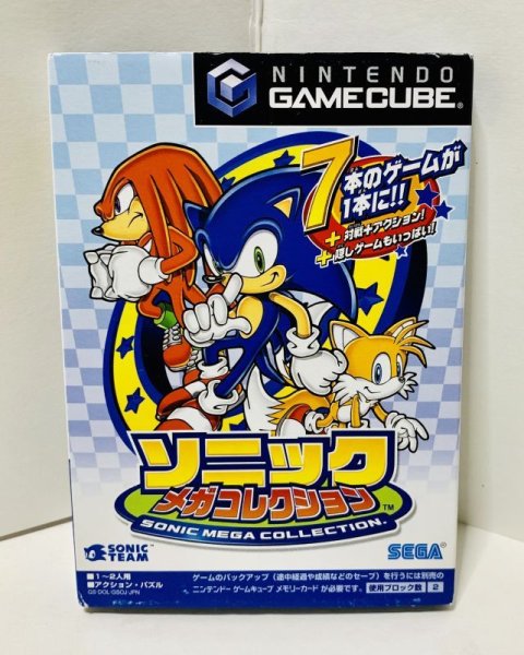 Photo1: Gamecube Sonic Mega Collection complete import Japan  (1)