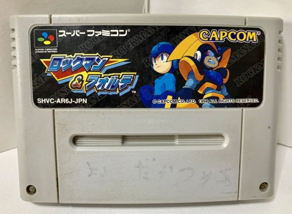 Photo1: SNES Rockman Forte only cartridge import Japan (1)