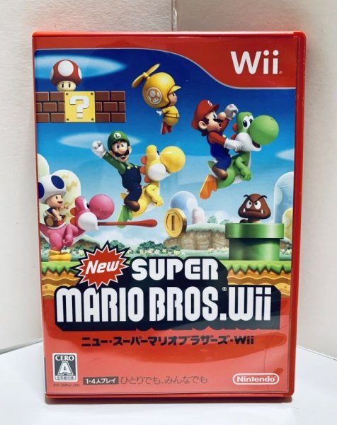 Photo1: Wii New Super Mario Brothers Wii import Japan  (1)