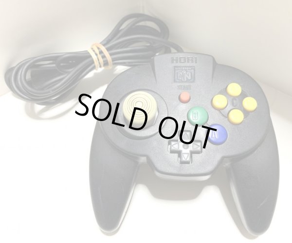 Photo1: N64 Controller Black HORI without box (1)