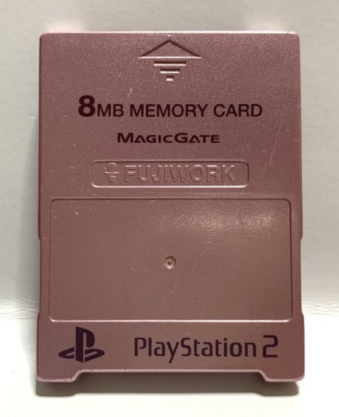 Photo1: Playstation2 Memory card 8MB Pink without box (1)