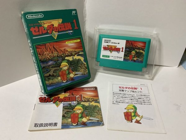 Photo1: NES game Legend Of Zelda import Japan  (1)