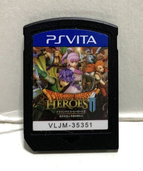 Photo1: PSvita DRAGON QUEST HEROS2 import Japan only cartridge (1)