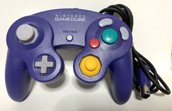 Photo1: Gamecube Controller Blue Working NINTENDO (1)