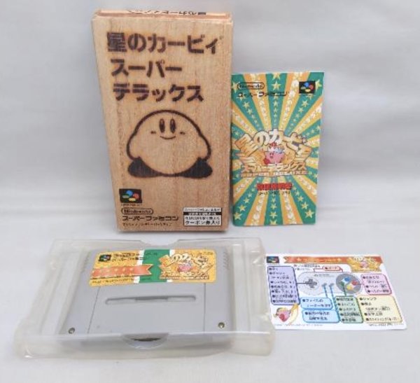 Photo1: SNES game Kirby Super Star with box import Japan  (1)