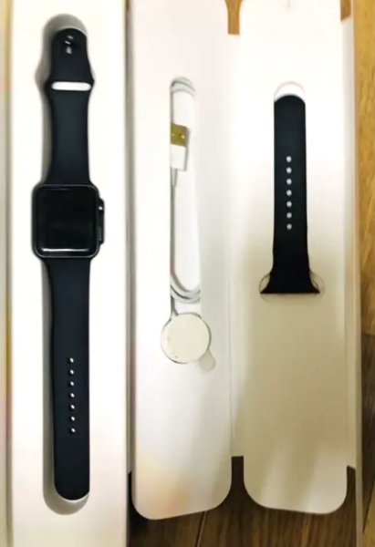 Photo1: Apple Watch Series 3 42mm Black GPS with box (1)