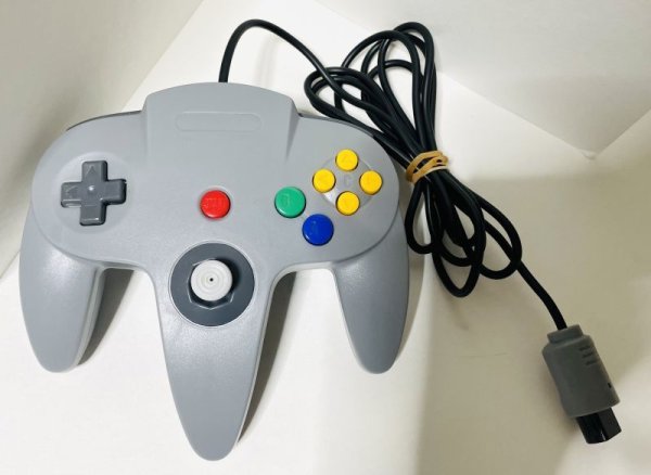 Photo1: Nintendo64 Controller Gray unofficial without box (1)