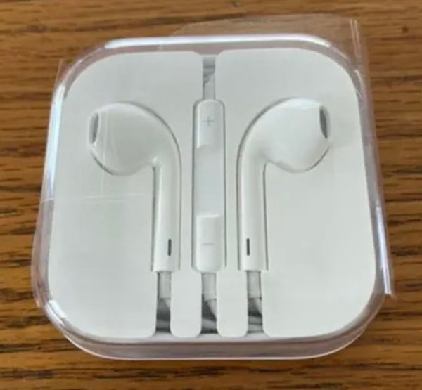 Photo1: Apple iPhone Official Earphone with case (1)