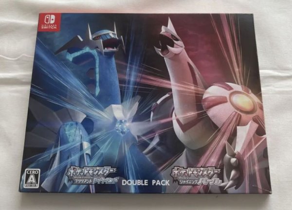 Photo1: Nintendo Switch Pocket Monster Brilliant Diamond&Shining Pearl Double Pack import Japan  (1)