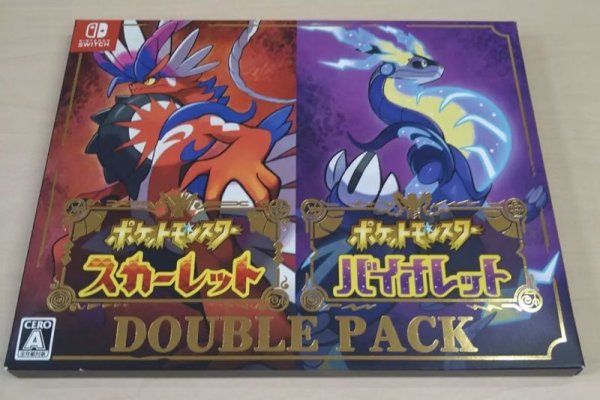 Photo1: Nintendo Switch Pocket Monster Violet&Scarlet Double Pack import Japan  (1)