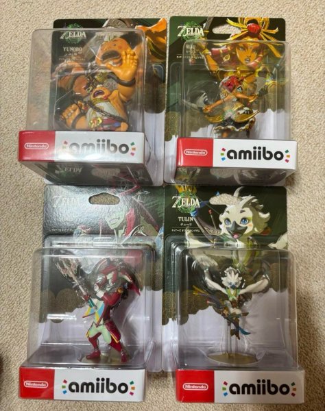 Photo1: Nintendo amiibo 4 sage for Legend Of Zelda tears of the kingdom  (1)