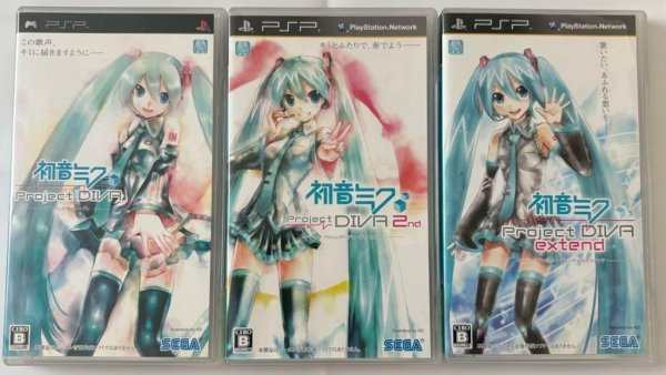 Photo1: PSP Hatsune Miku trilogy set import Japan  (1)