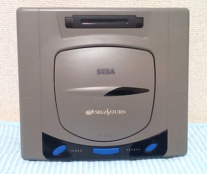 Sega Saturn Console Black Hst 3220 Without Box Import Japan Exculturejapan 9320